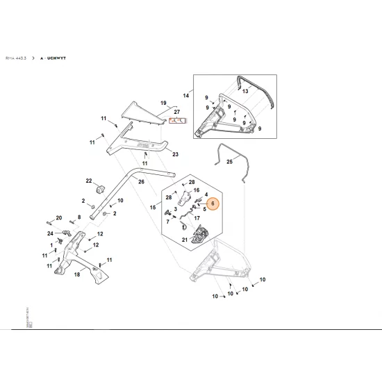 STIHL sprężyna 6338 435 8701